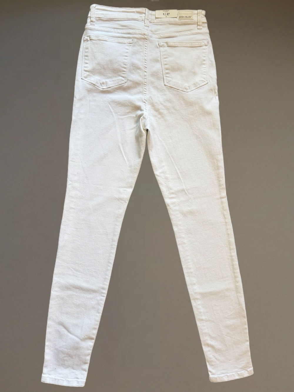NWT Judy Blue White High Waist Skinny Jeans Size 5/27 Stretch - Picture 5 of 8